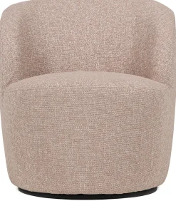 Clearance Serra Draaifauteuil - Melange Stof - Naturel - 68x70x77 Zetels