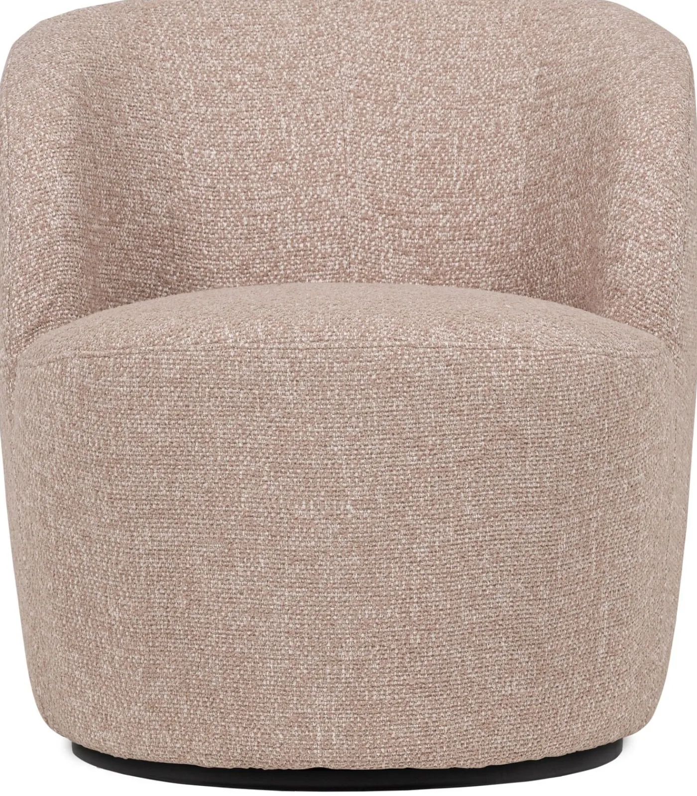 Clearance Serra Draaifauteuil - Melange Stof - Naturel - 68x70x77 Zetels