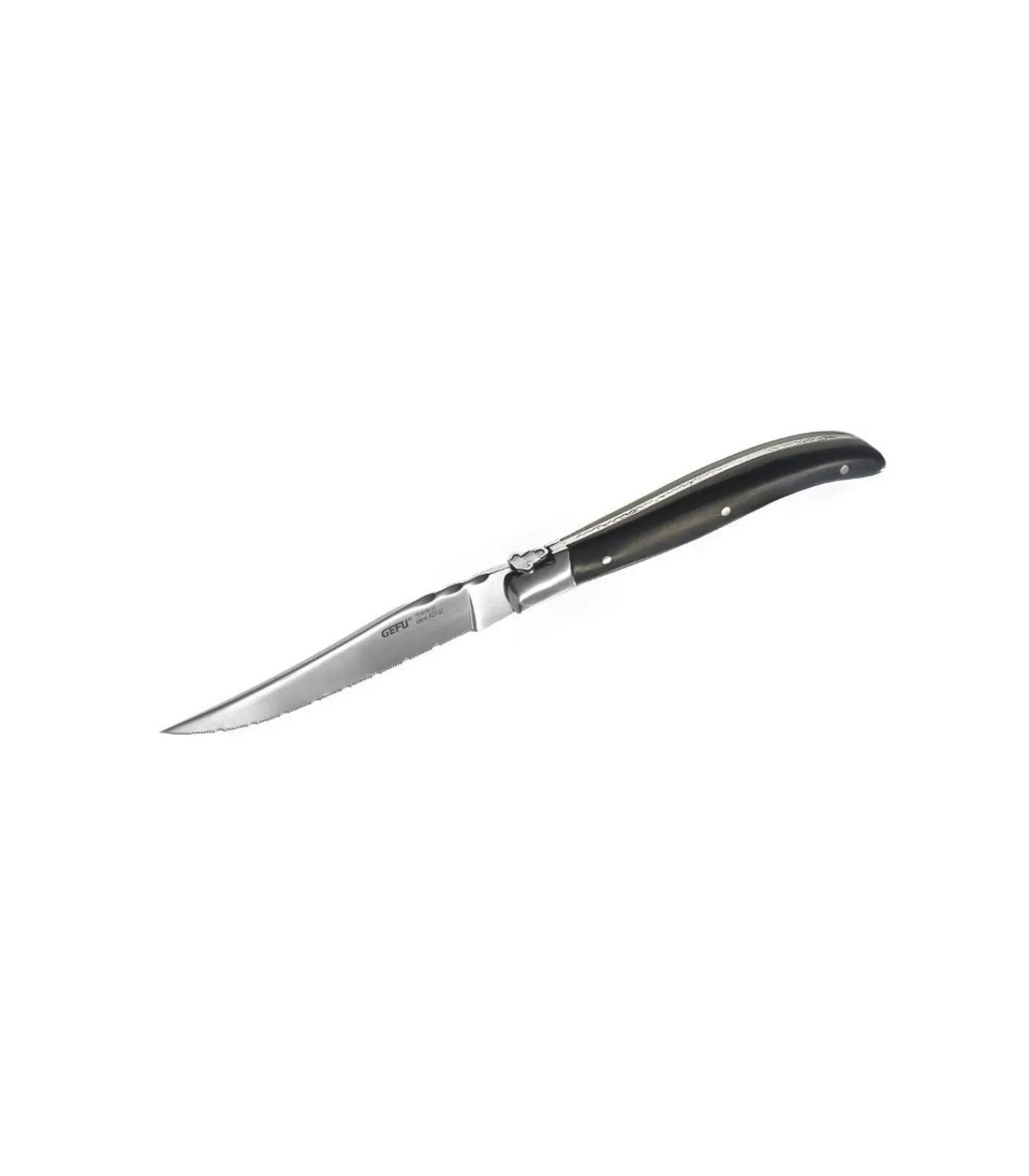 Gefu Set steakmessen BASCO, 4 stuks in hoogwaardige dennenhouten box