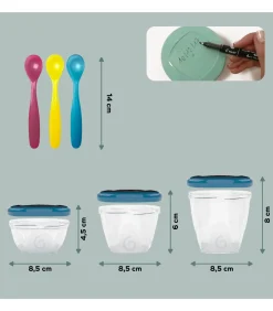 Best Set van 12 Babybols - Baby Maaltijdpotjes Kinderen Babyuitzet