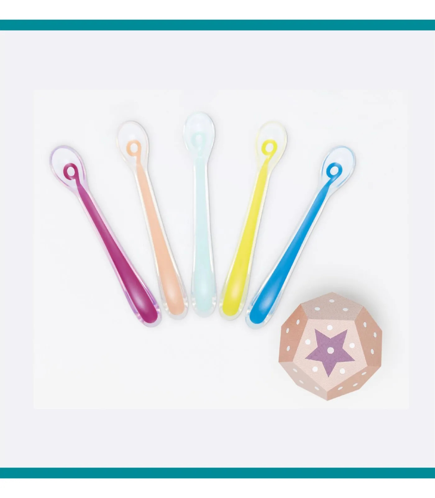 Best Set van 5 babylepels - 6 maanden Kinderen Babyuitzet