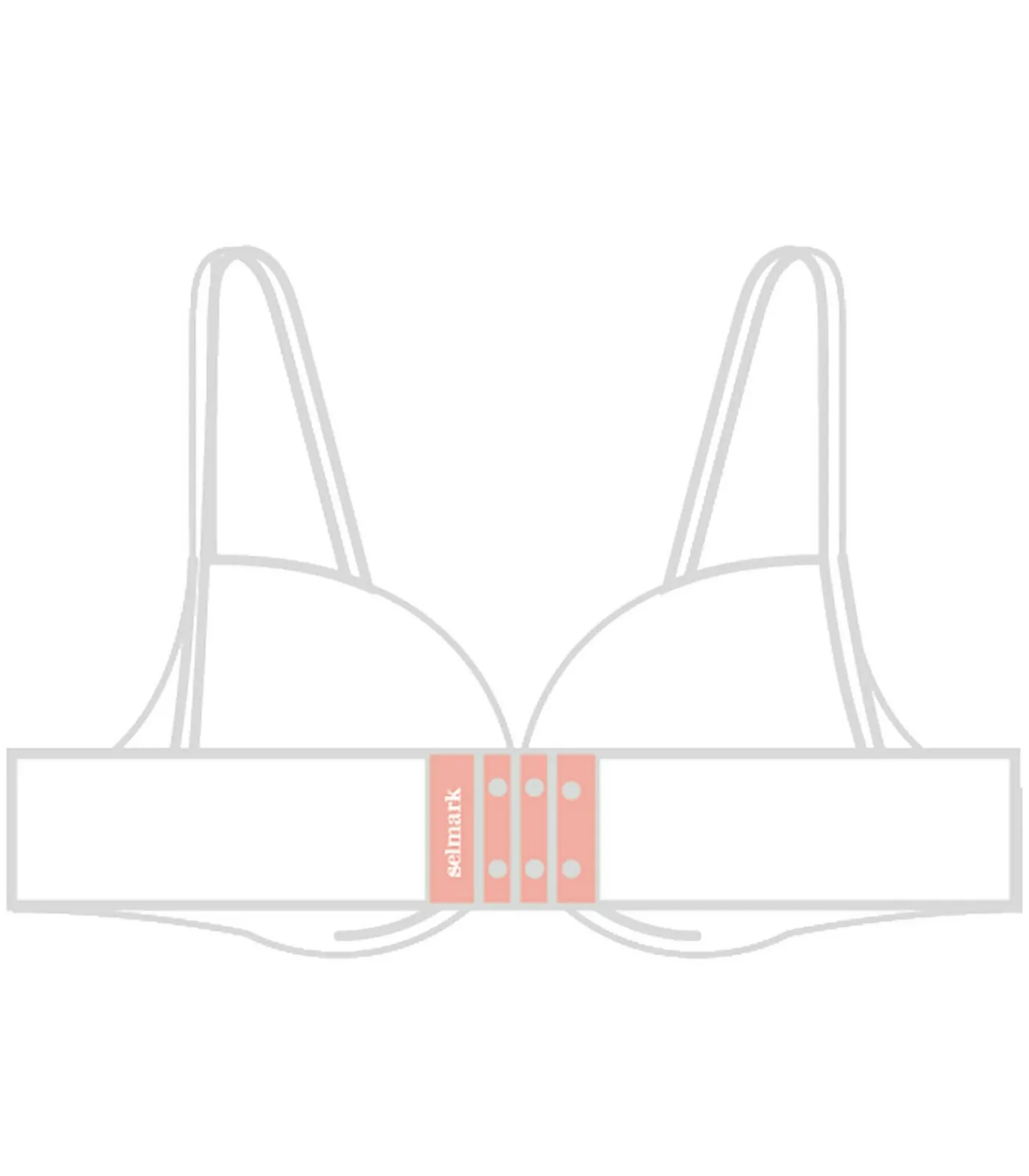 Clearance Set van 3 BH-expanders 35mm DAMES Lingerie Accessoires