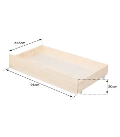 Outlet Set van 2 donkerblauw opberglades voor bed Kinderen Kinderen Home