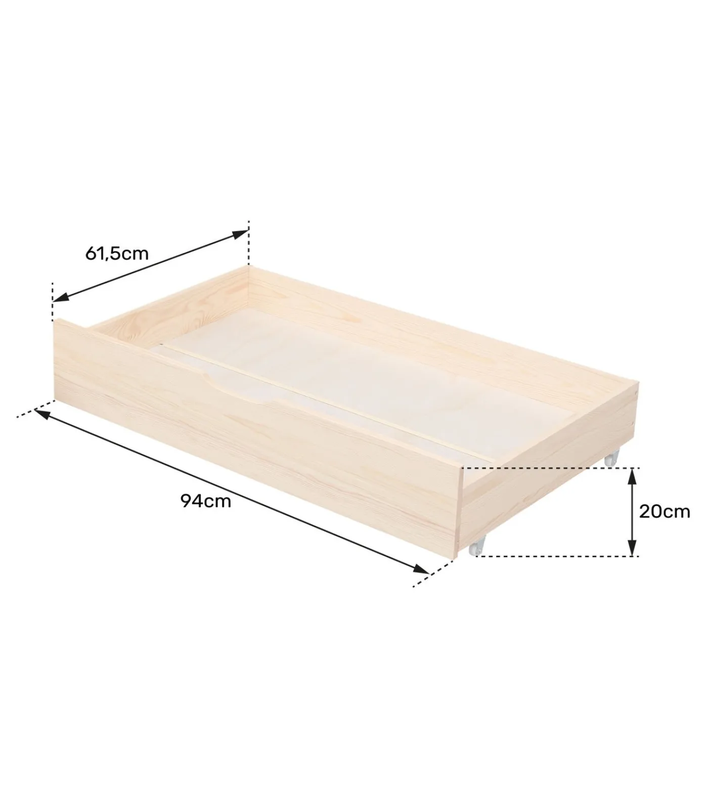 Outlet Set van 2 donkerblauw opberglades voor bed Kinderen Kinderen Home