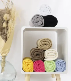 Linandelle Set van 2 DOUCEUR katoenen jersey kussenslopen