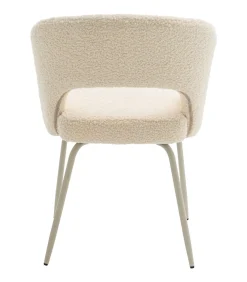 Hot Set van 2 FLAVIA beige lussenstoffen stoelen Stoelen
