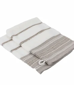 Sale Set van 2 katoenen badstof flannels om te borduren Washandjes