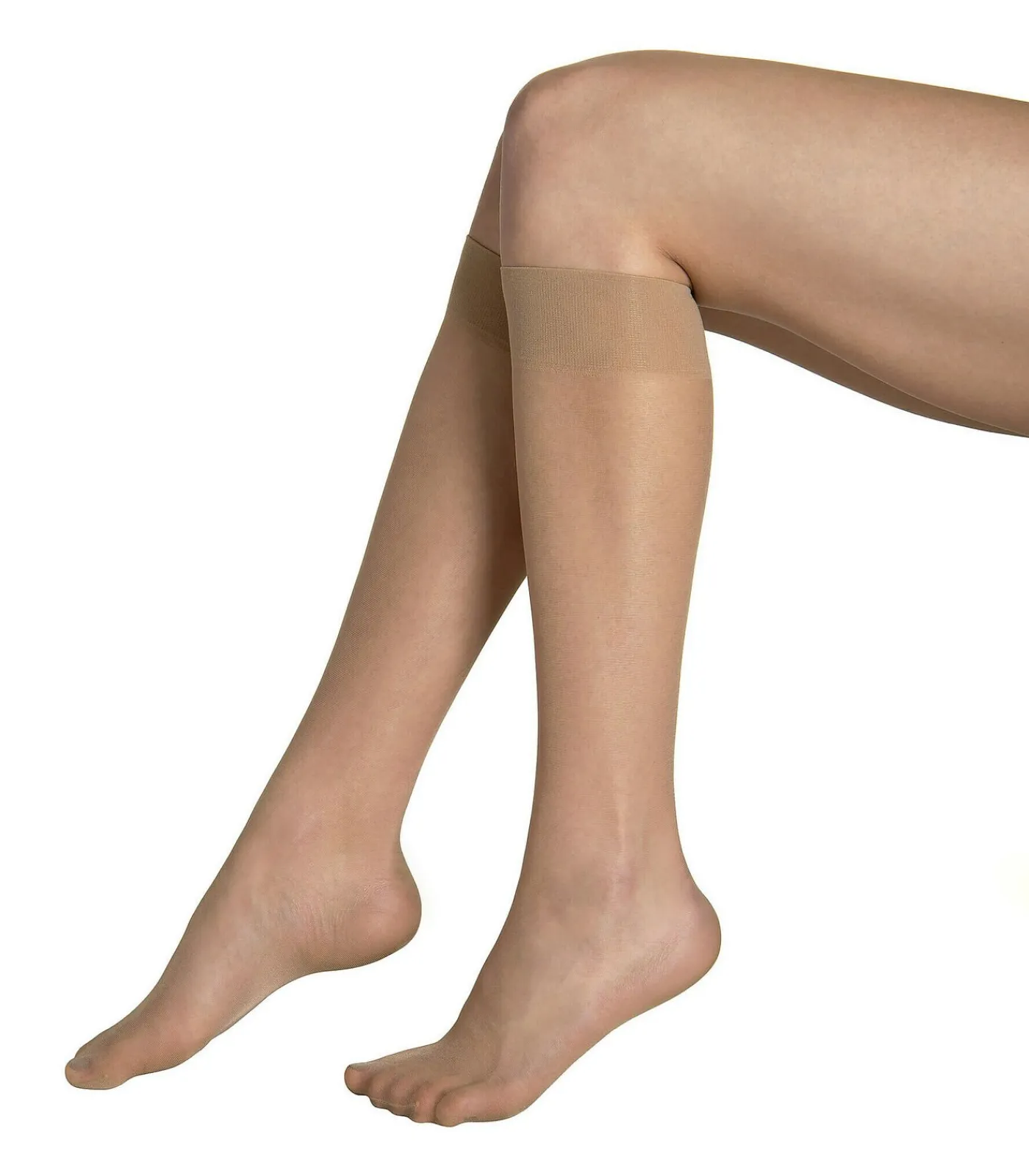 Online Set van 2 paar kniehoge sokken 15 DEN Pretty DAMES Sokken En Panty's