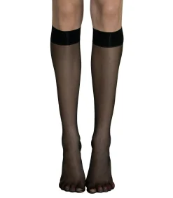 DAMES LISCA Set van 2 paar kniehoge sokken 15 DEN Pretty