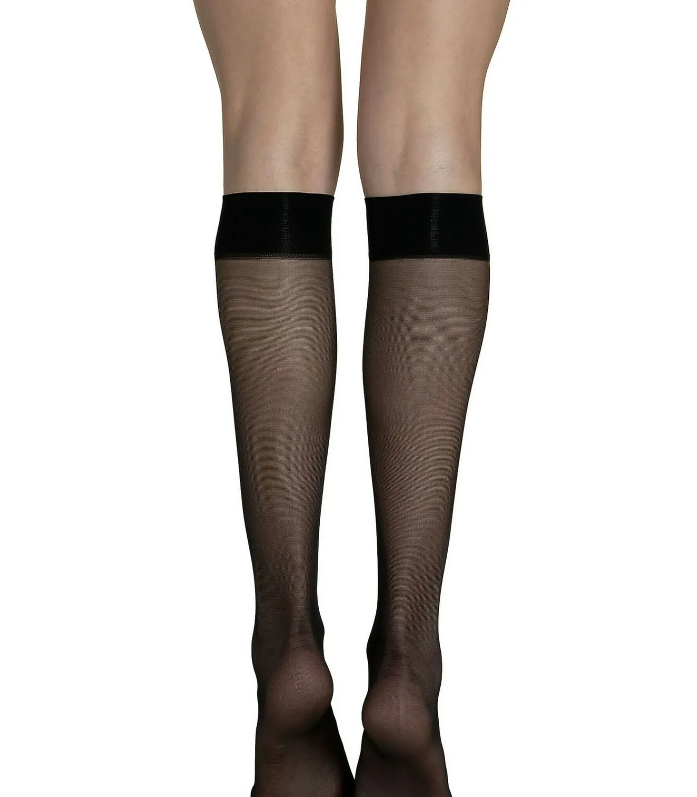 DAMES LISCA Set van 2 paar kniehoge sokken 15 DEN Pretty