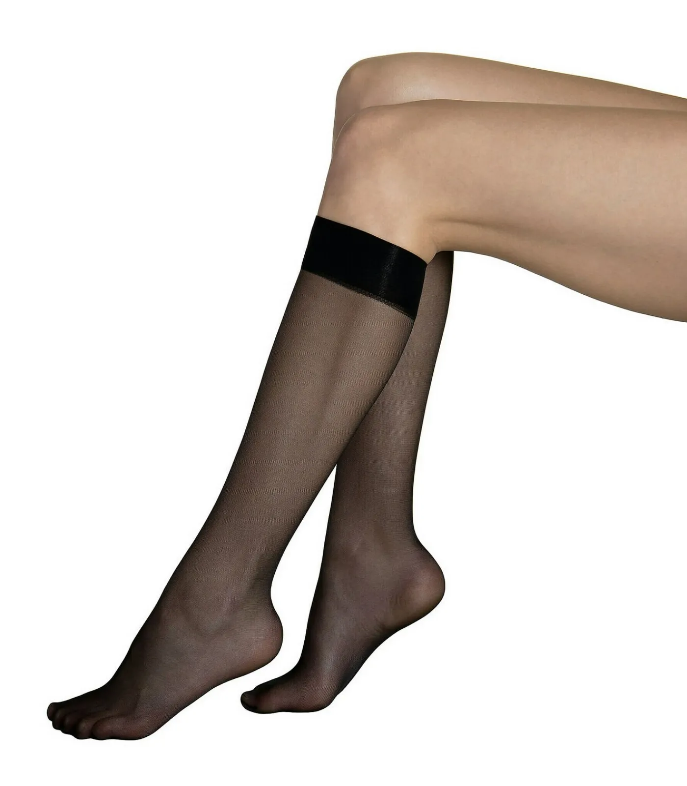 DAMES LISCA Set van 2 paar kniehoge sokken 15 DEN Pretty