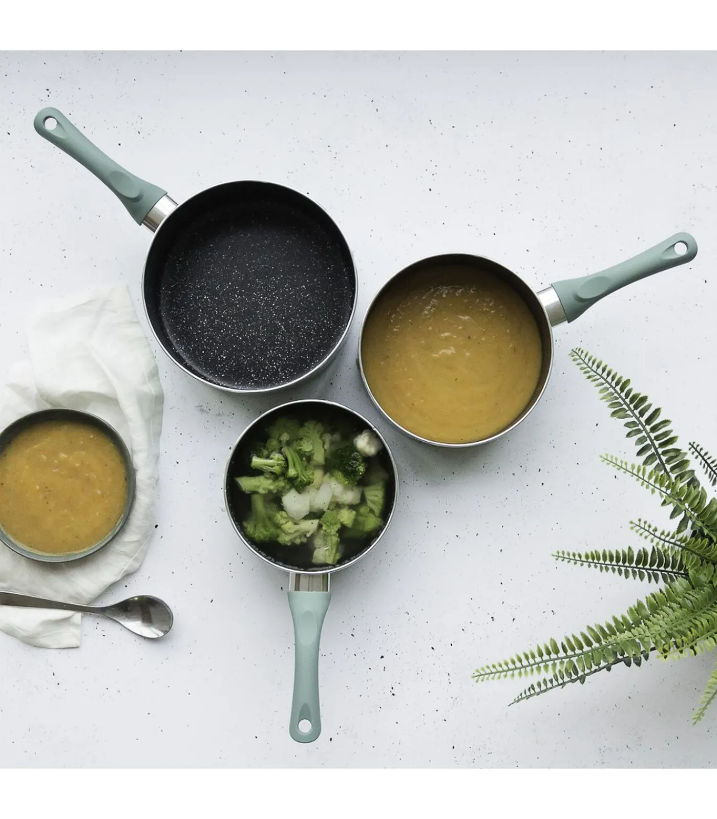 Livoo Set van 3 pannen