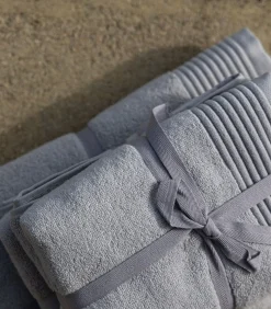 SOWL Set van 6 Premium Handdoeken SILVER MIST (2-33x50cm, 2-50x100cm, 2-100x150cm)