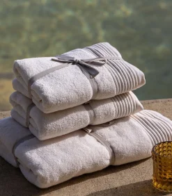 SOWL Set van 6 Premium Handdoeken SERENE BLISS (2-30x50cm, 2-50x100cm, 2-100x150cm)