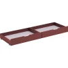 Kinderen HAPPY GARDEN Set van 2 terracotta opbergladen voor bed