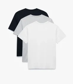 Heren Koton Set van 3 T-shirts Regular Fit Korte Mouwen