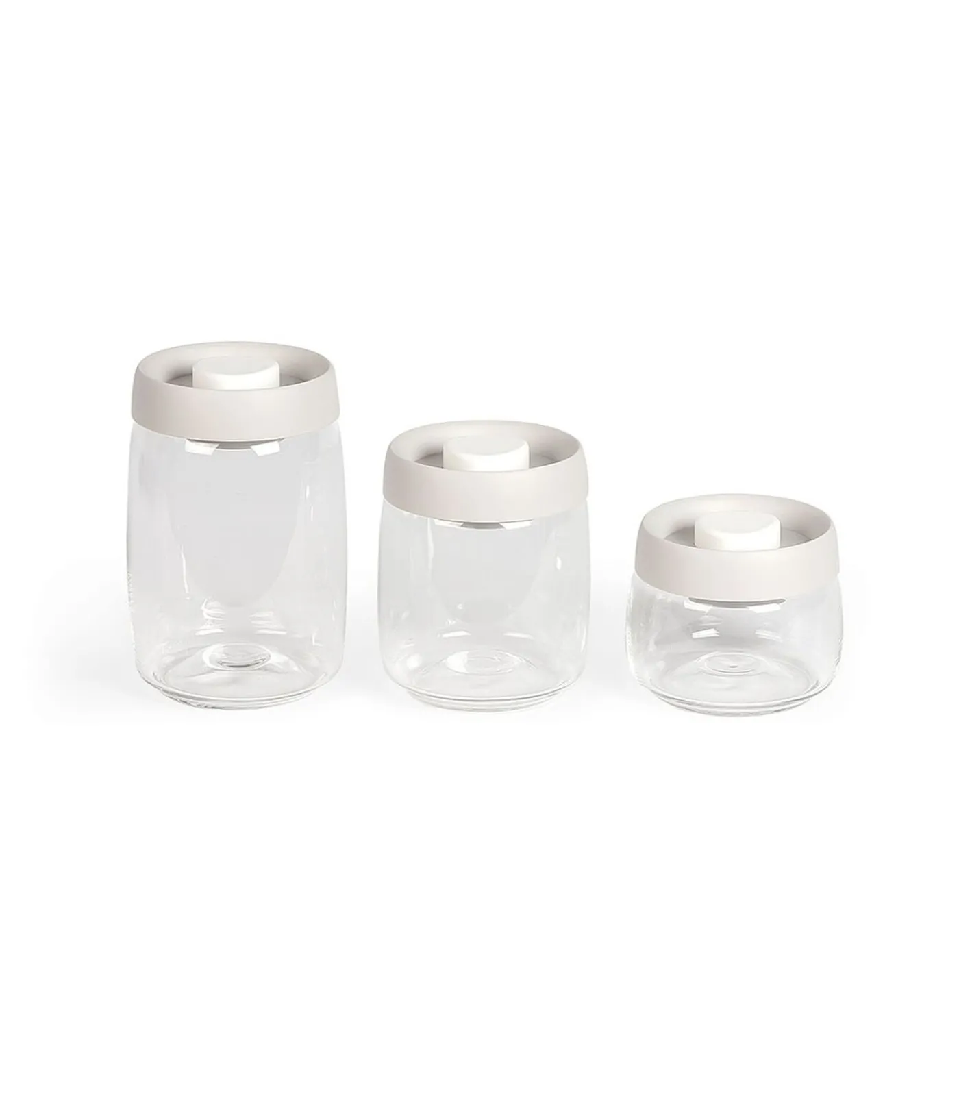Discount Set van 3 vacuüm potten Keukenaccessoires