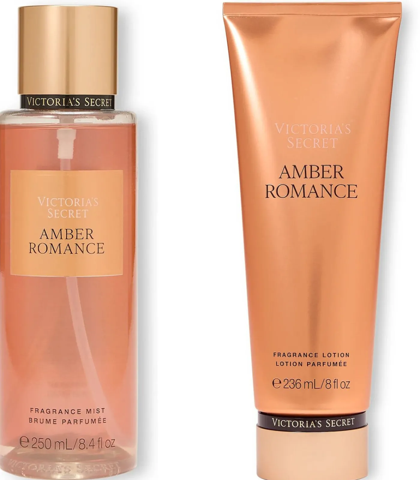 Set van Lichaamsmist en Lichaamslotion – Amber Romance Beauty Gift Sets