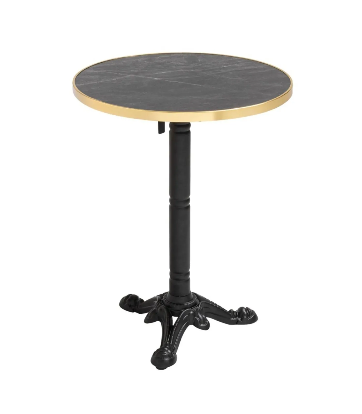 New Set van zwart marmeren verstelbare terrastafel en 2 rode stoelen Tuinmeubelen