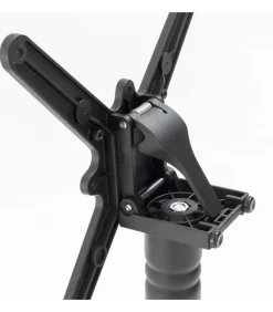 New Set van zwart marmeren verstelbare terrastafel en 2 rode stoelen Tuinmeubelen