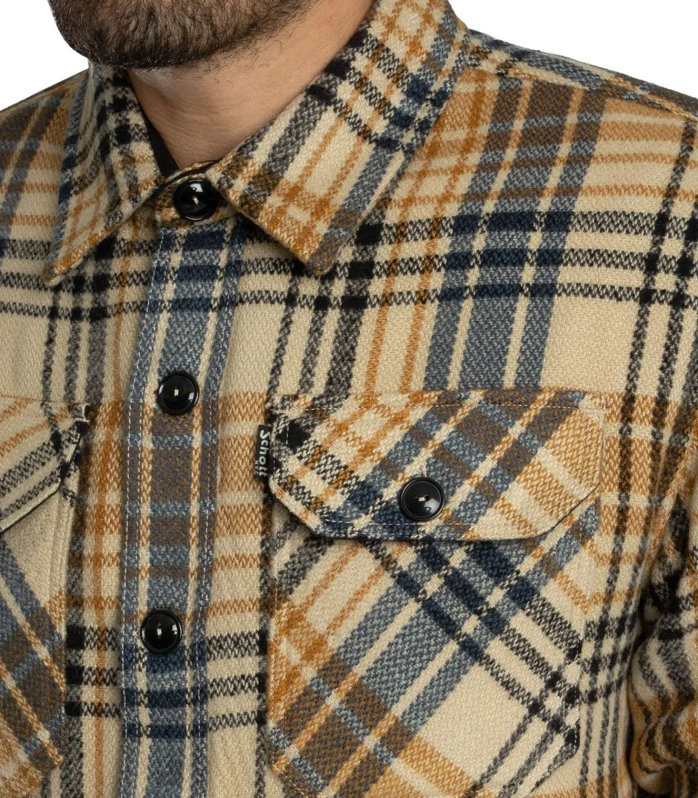 Heren Schott Shcarl4 Geruit Overshirt