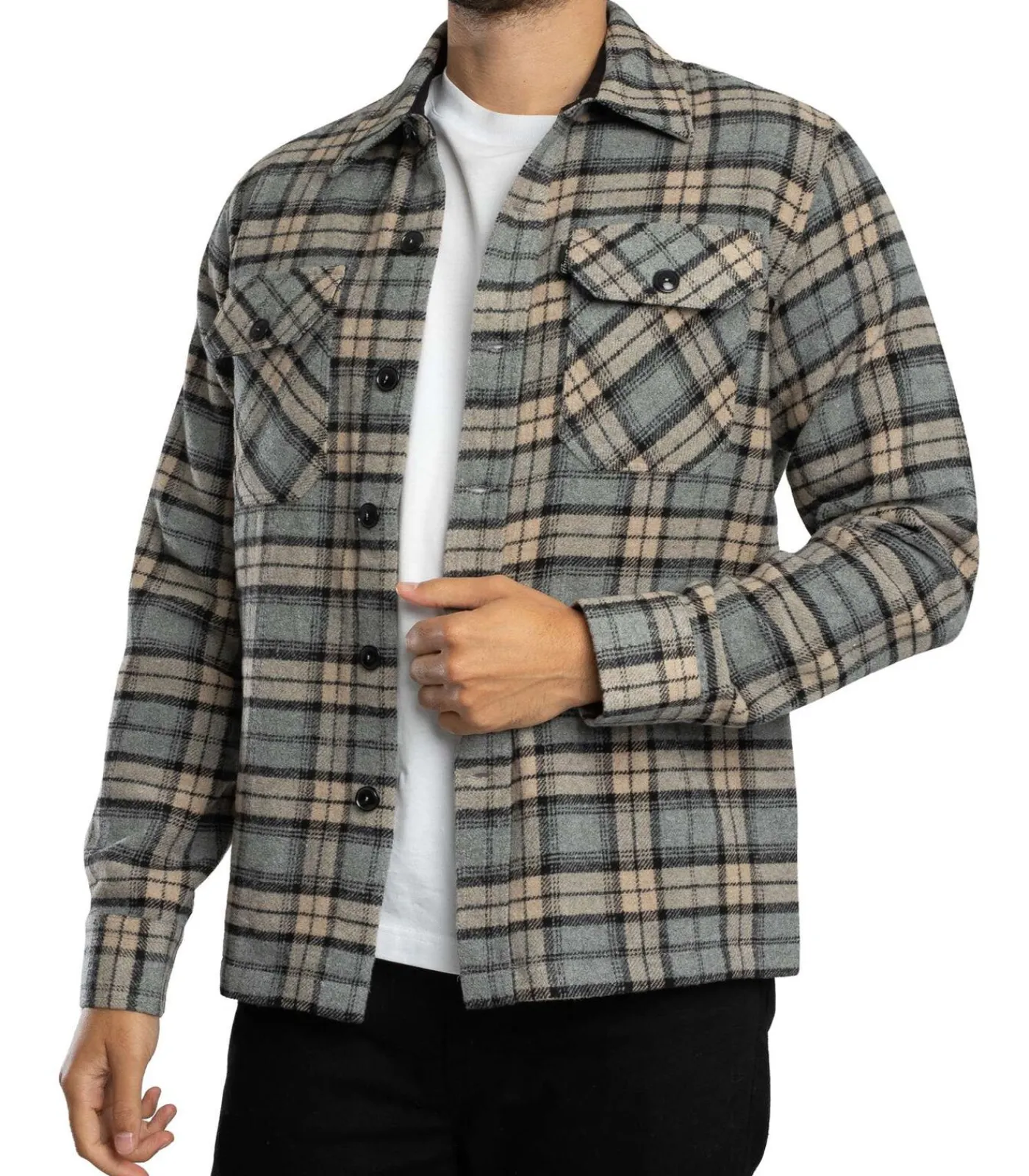 Heren Schott Shcarl4 Geruit Overshirt