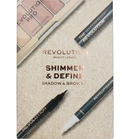 Revolution Shimmer & Define Oogschaduw- en Wenkbrauwset