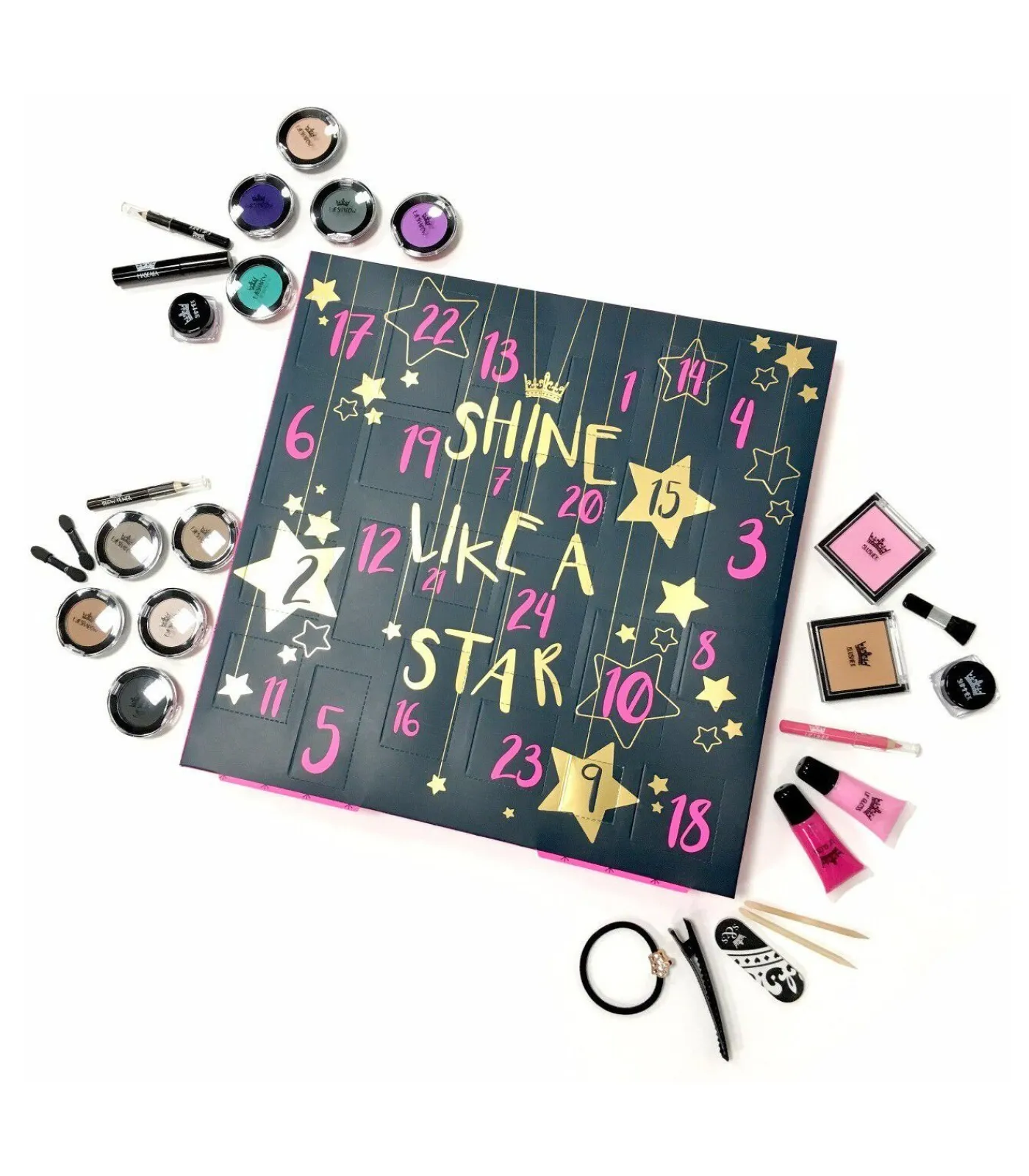 Hot Shine Like a Star make-up en accessoires adventskalender Beauty Gift Sets