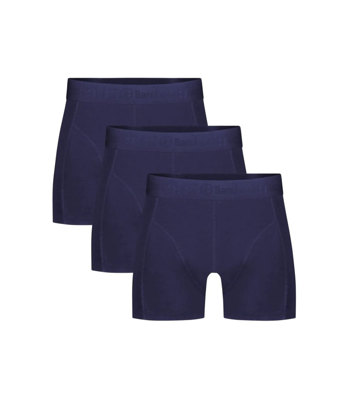 Discount short 3 pack knitted boxershorts navy Heren Boxers