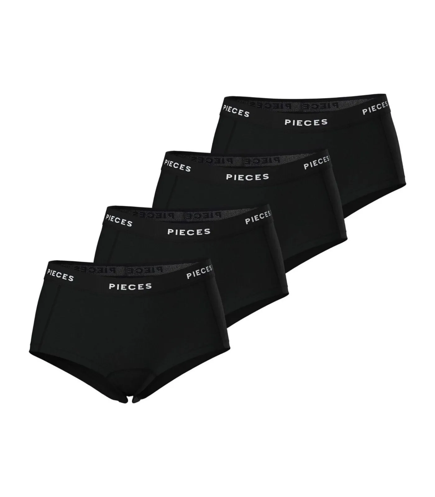 DAMES Pieces short 4 pack pclogo lady boxer