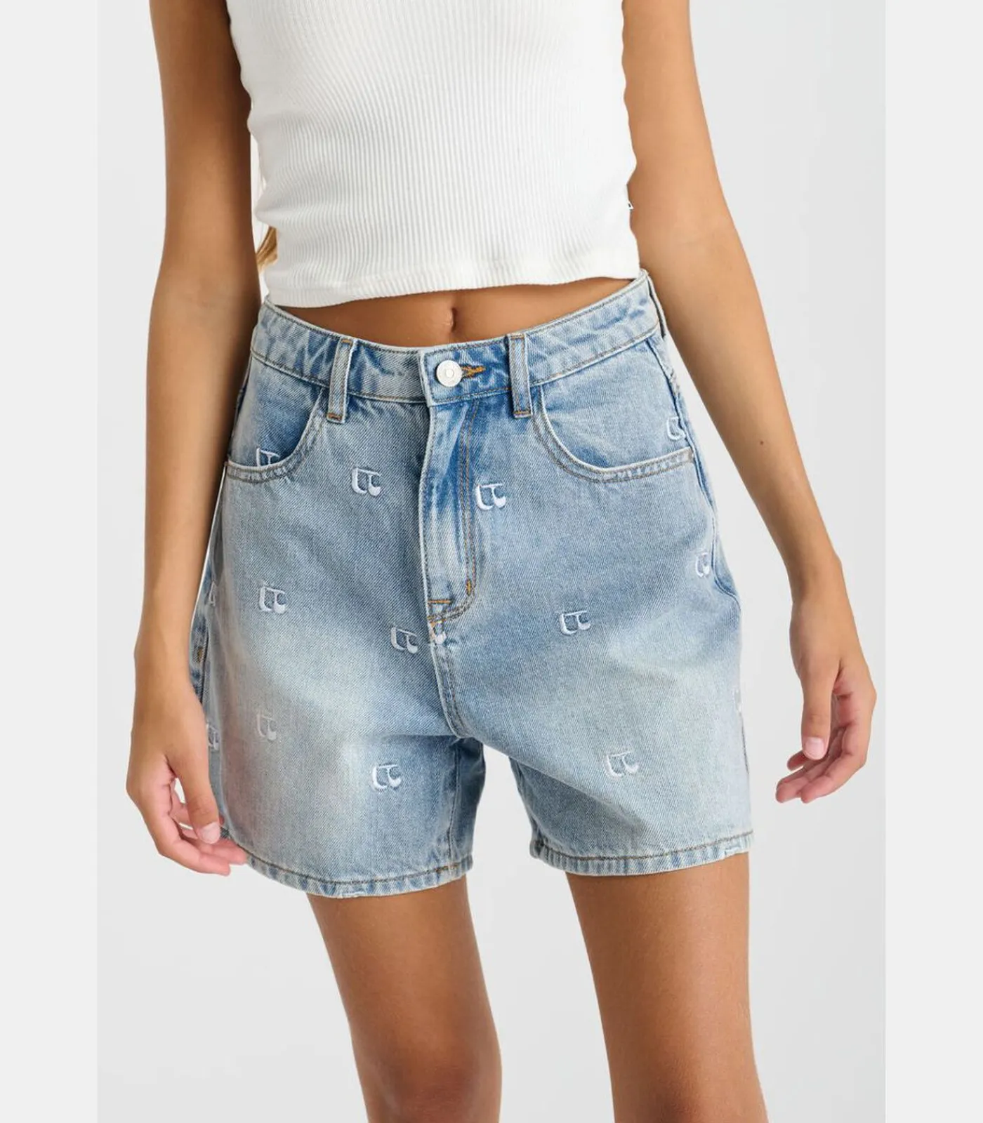 Hot Short van jeans DIONYGI Kinderen Shorts & Broeken