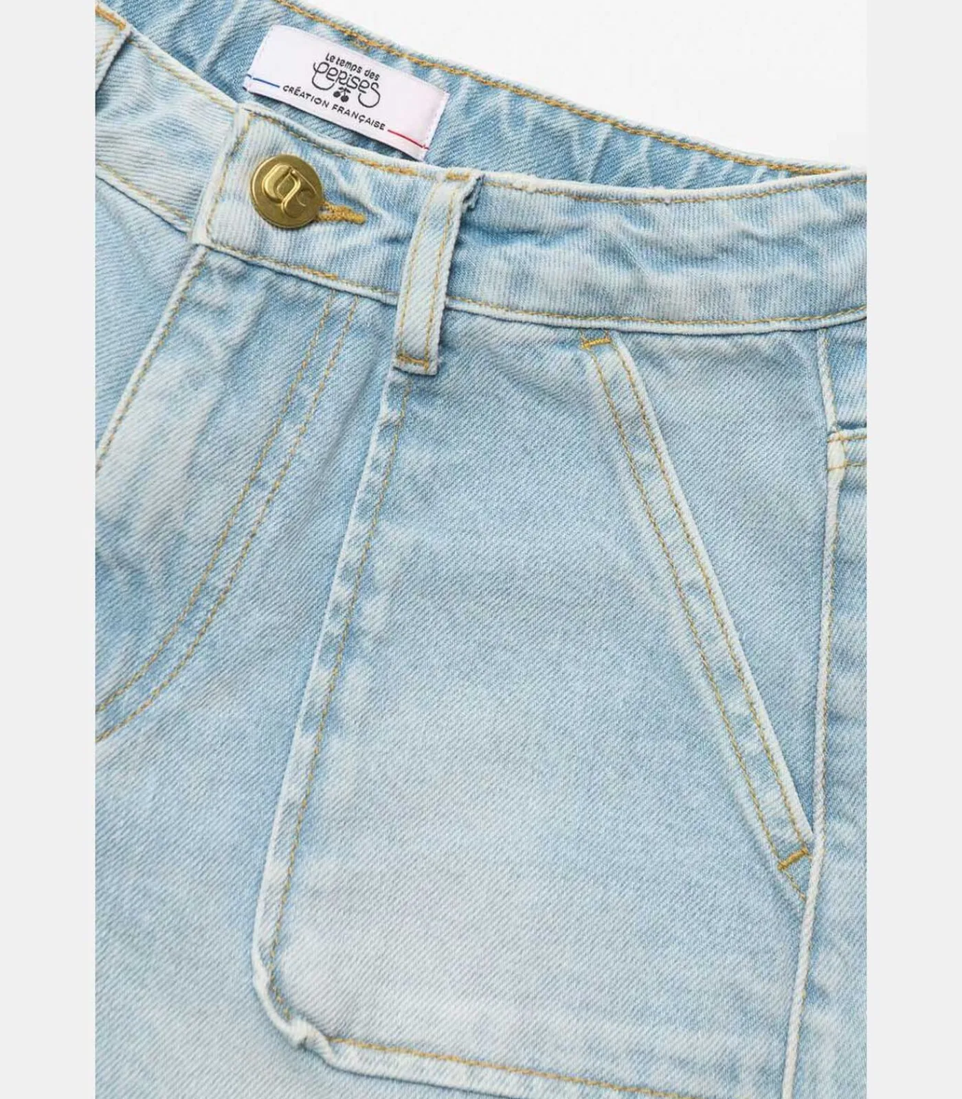Kinderen Le Temps des Cerises Short van jeans LOUA
