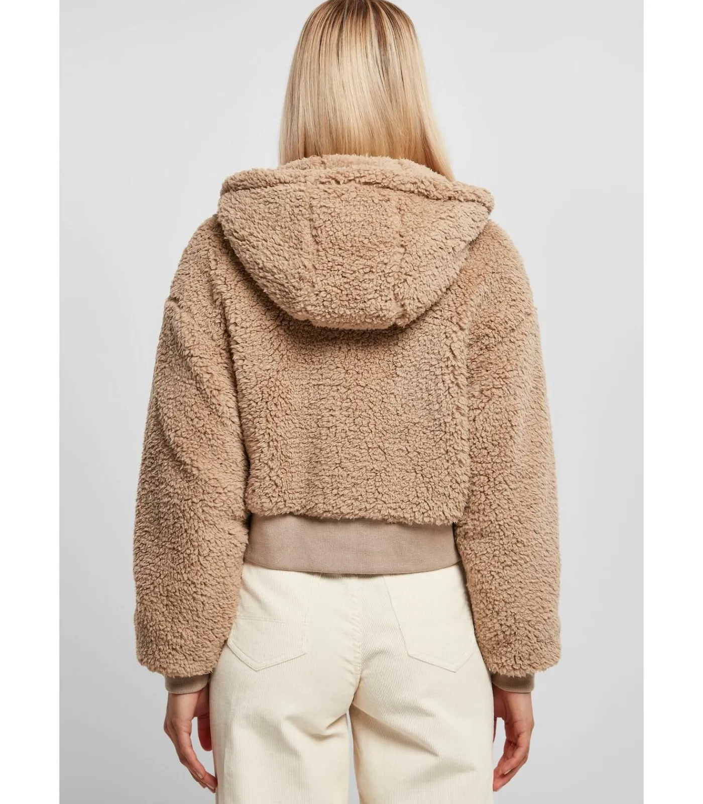 Kinderen Urban Classics Shorts Damesfleece Oversized Sherpa GT