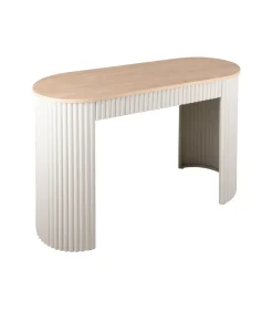 Outlet Side table Estriado - Grijs - 100x40x76.5cm Tafels