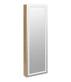 Best Sieradenkast met spiegel en LED wandgemonteerd Spiegels