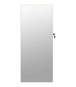 vidaXL Sieradenkast met spiegel en LED wandgemonteerd