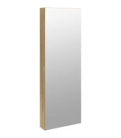 Clearance Sieradenkast met spiegel en LED wandgemonteerd Spiegels