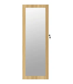 Discount Sieradenkast met spiegel wandgemonteerd 37,5x10x106 cm Spiegels
