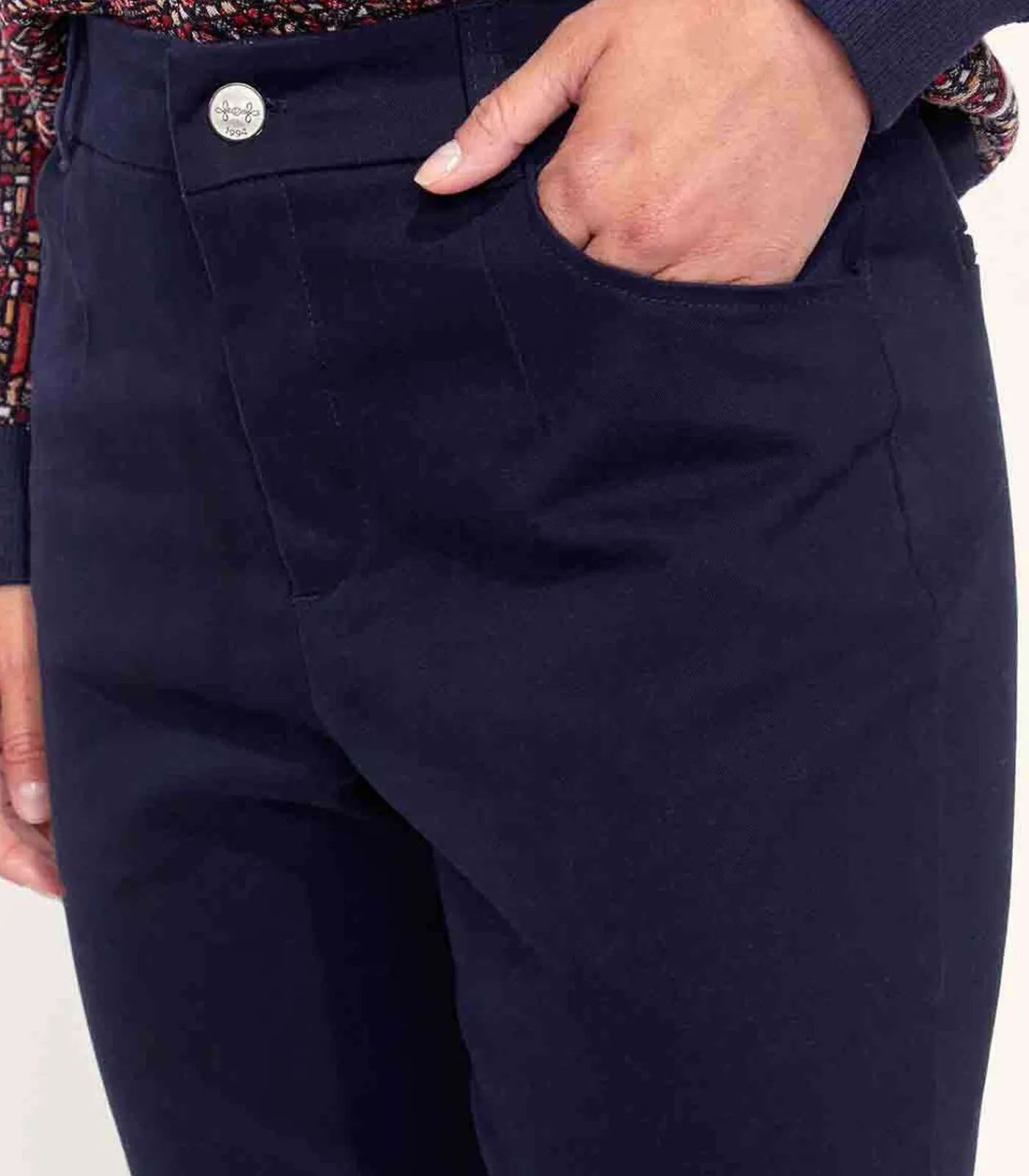 Outlet Sigarettenbroek katoen DANA DAMES Broeken & Shorts