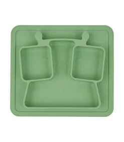 Hot Siliconen antislip verdeeld bord Kinderen Babyuitzet