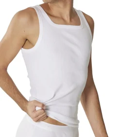 Heren DULCIA singlet classic 2-2 rib