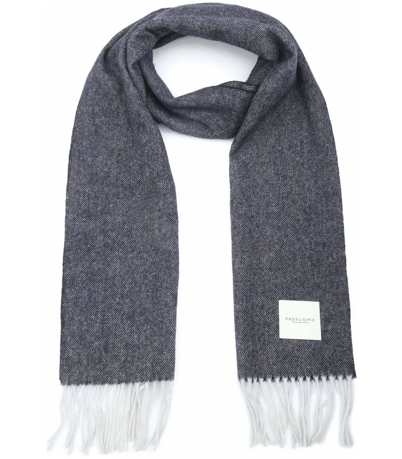 Best Sjaal Lamswol Navy Blauw Heren Sjaals