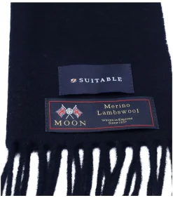 Outlet Sjaal Merino Wol Navy Heren Sjaals
