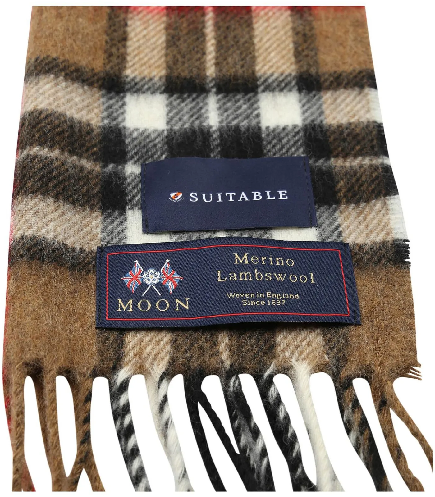 Best Sjaal Ruit Merino Wol Heren Sjaals