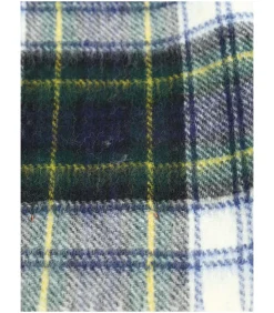 Heren Suitable Sjaal Ruit Merino Wol Navy Multicolour