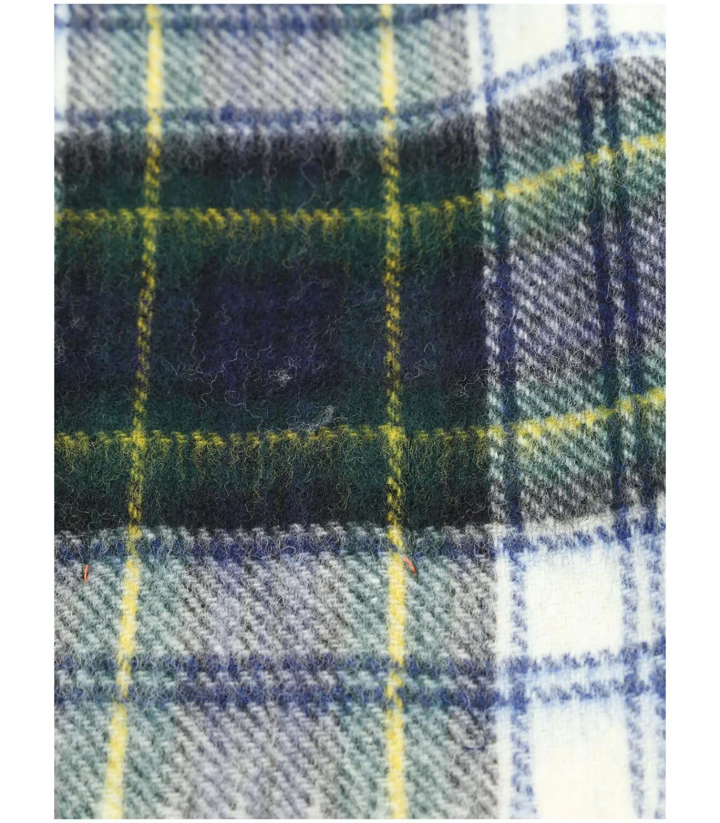 Heren Suitable Sjaal Ruit Merino Wol Navy Multicolour