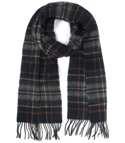 Hot Sjaal Tartan Lamswol Grijs Heren Sjaals