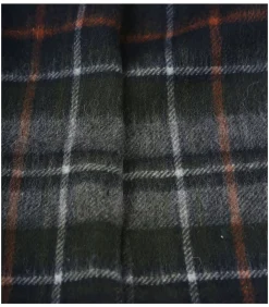 Hot Sjaal Tartan Lamswol Grijs Heren Sjaals