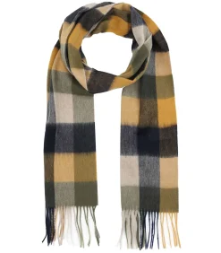 Heren Barbour Sjaal Tattersall Geel