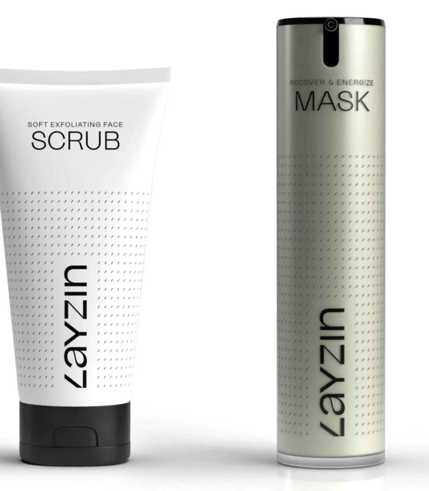 LAYZIN Skin Energize DUO - Soft Exfoliating Gezicht SCRUB + Recover en Energize Mask